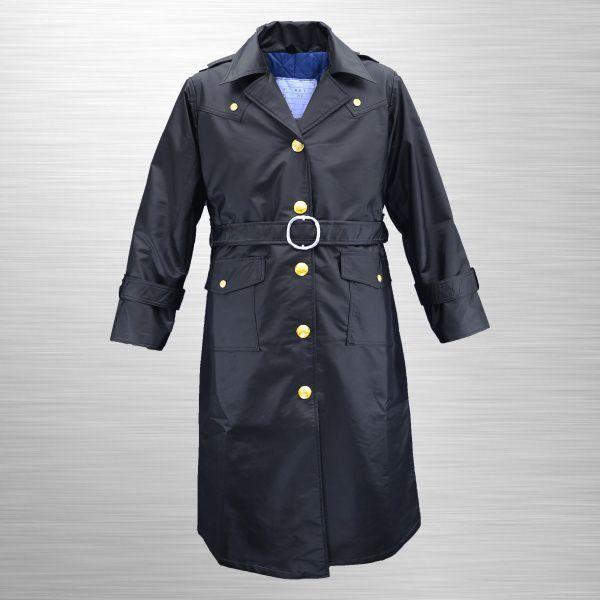 #7000KF　制服型防寒ロングコート（合皮製）