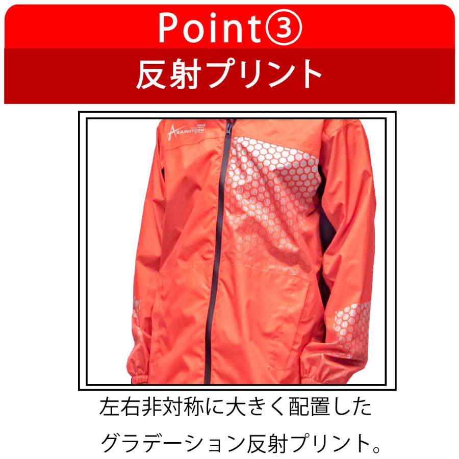 RSA-08 レインストームアクティブ コヤナギ koyanagi レインウェア上下／雨具／カッパ／透湿防水／耐水圧15000mm／透湿度8000g/m2・24h |  | 03