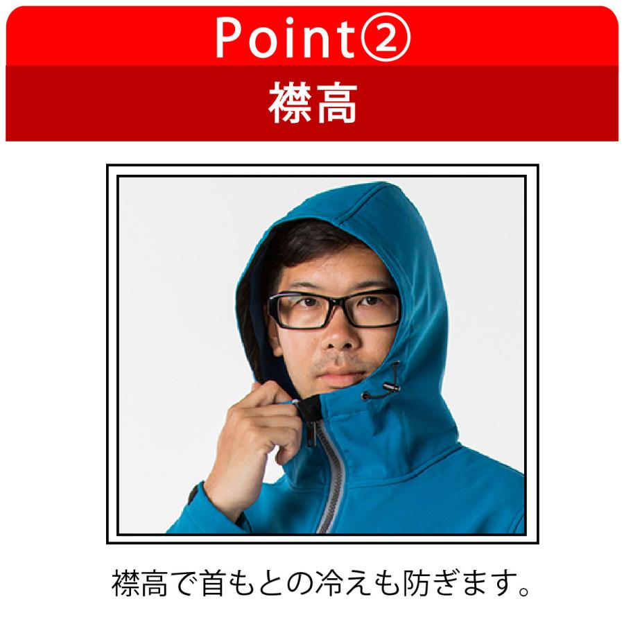 SJ-360 スパークシェルジャケット コヤナギ koyanagi ／防寒／防風／裏面フリース／反射柄 |  | 03