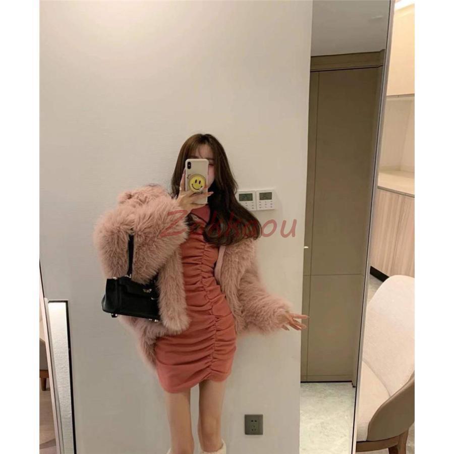 秋冬 レディース ファーコート 毛皮コート レディースコート