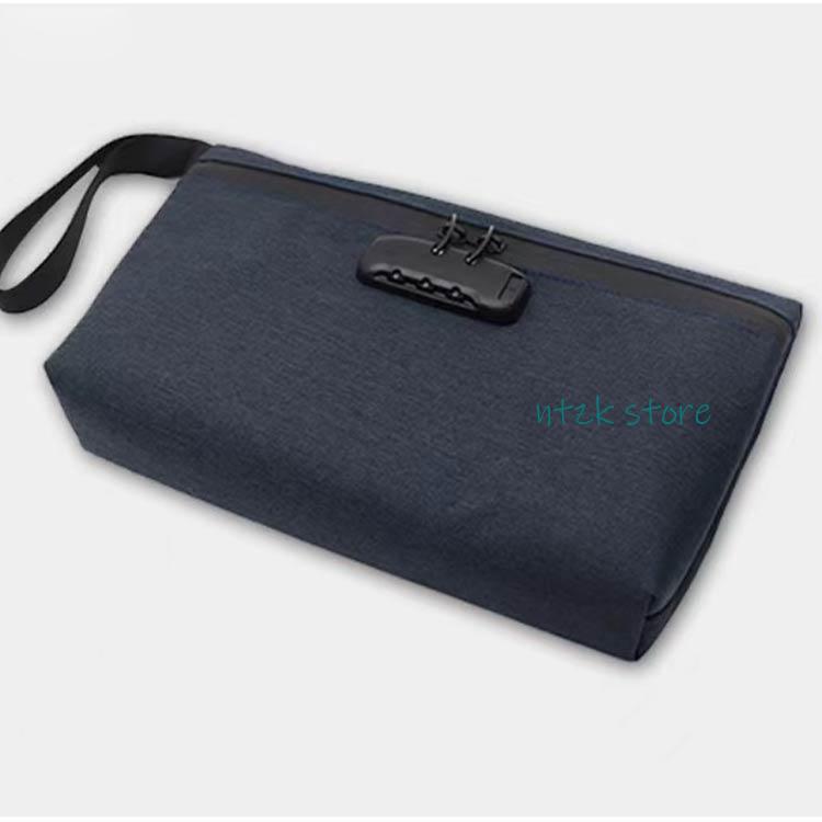 Aape ブラック ポーチ未使用 鍵付き ポーチ 撥水 防臭 鍵付きポーチ バッグインバッグ A4