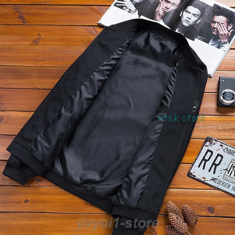 ゴルフウェア メンズ ジャケット ライトアウター ジップアップ スタンドカラー トレーナー 羽織り カジュアル 無地 着痩せ 春服 秋 通勤 おしゃれ | ブランド登録なし | 10