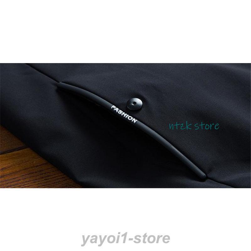 ゴルフウェア メンズ ジャケット ライトアウター ジップアップ スタンドカラー トレーナー 羽織り カジュアル 無地 着痩せ 春服 秋 通勤 おしゃれ | ブランド登録なし | 14