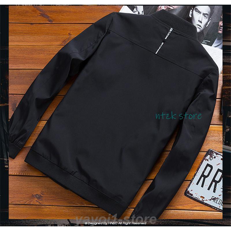 ゴルフウェア メンズ ジャケット ライトアウター ジップアップ スタンドカラー トレーナー 羽織り カジュアル 無地 着痩せ 春服 秋 通勤 おしゃれ | ブランド登録なし | 09