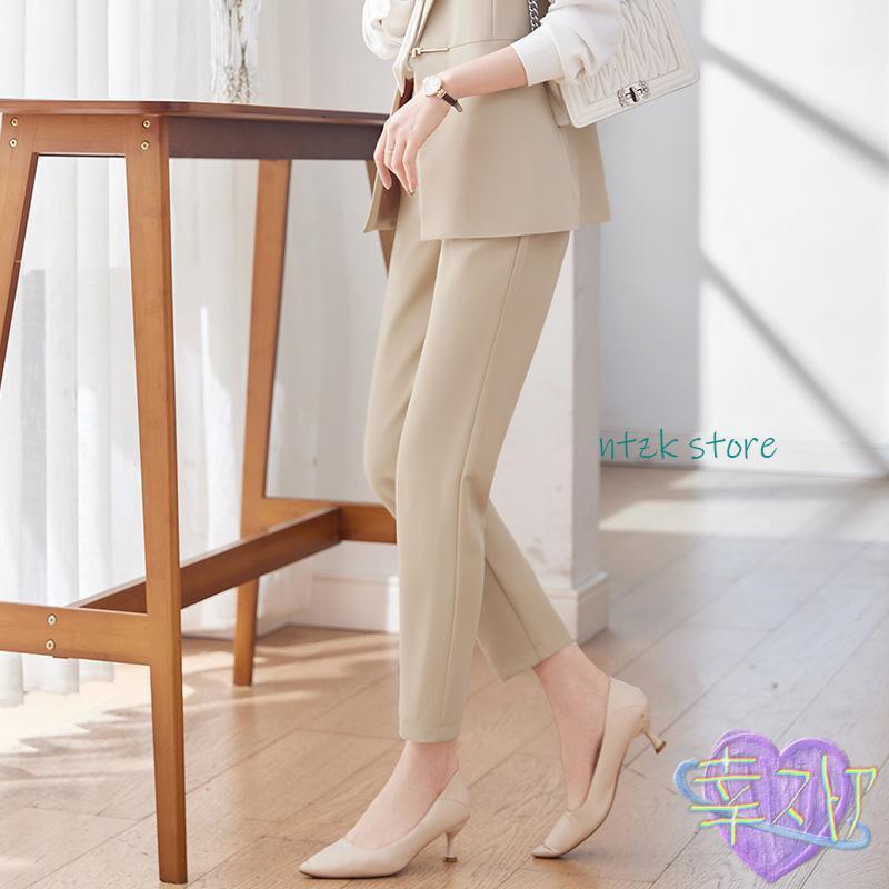 ⭐︎新品⭐︎ATELIER N'S ネイビー ロングベスト・パンツセットアップ（M） ボトムス – ATELIER N'S