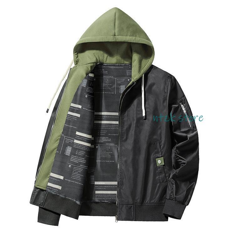 ブラックフード付きジャンパー 防寒フーディジャケット ユニセックス 5030－64 アーバン