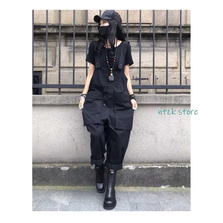 RNA-N ミリタリーオーバーパンツ オーバーオール サロペット カーゴ オーバーオール レディース サロペット パンツ オールインワン