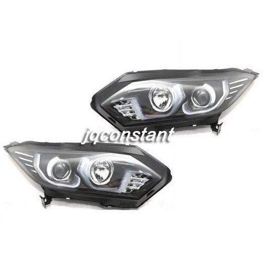 HONDA ヴェゼル　LEDヘッドライト 左右セット ホンダ ヴェゼル VEZEL ファイバーLED U字 ヘッドライト セット