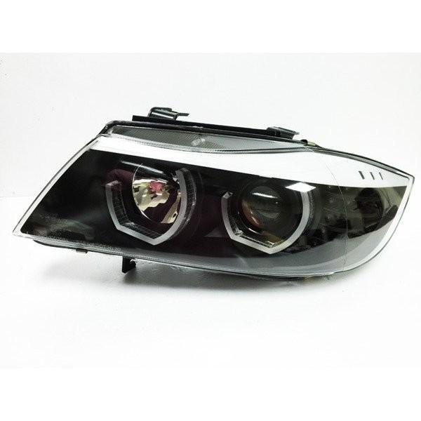 BMW E90 E91 3D クリア LEDライトバー ヘッドライト ブラック仕