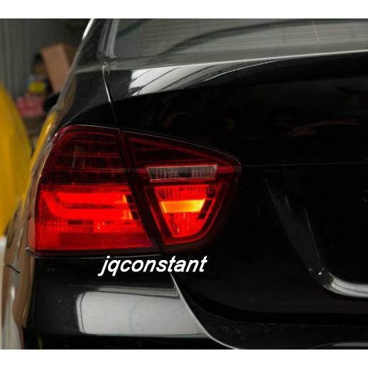 2005-2009y BMW E90 前期用 ファイバーLEDテールランプ レッドクリア 
