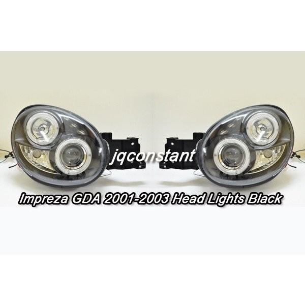 WRX インプレッサ GDA GDB系 LEDイカリングヘッドライト WRX インプレッサ GDA GDB系 LEDイカリングヘッドライト