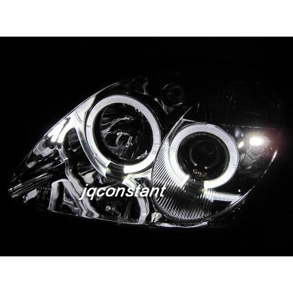 ベンツ SLK R170 イカリング プロジェクターヘッドライト クローム