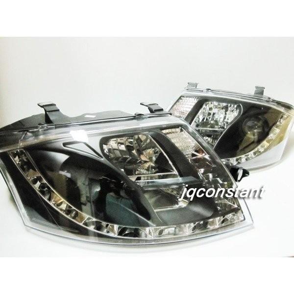 1999-2006y アウディ AUDI TT 8N LEDプロジェクターヘッドライト ブラックインナー