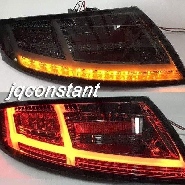 2007-2015y AUDI TT 8J ファイバーLEDテール スモークレンズ LED流れる