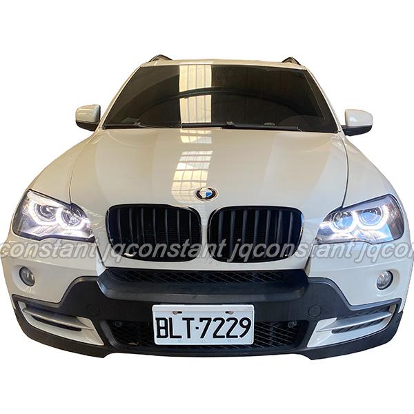 左右セット 2007-2010y BMW X5 E70 ファイバーLEDリング ヘッドライト 