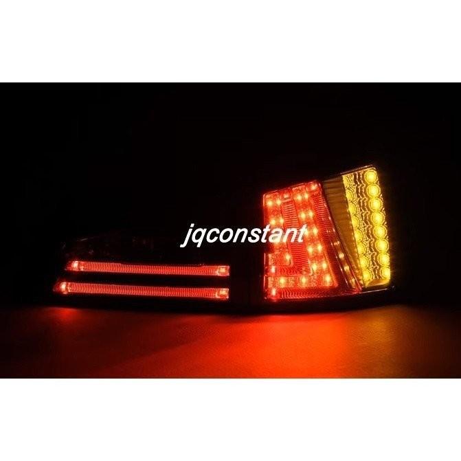 在庫処分 LEXUS IS250 IS350 IS-F ファイバーLEDテール ブラック仕様の画像