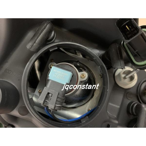 2012-2018y プジョー 208 ファイバーLED ヘッドライト ブラックインナー F_2