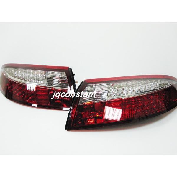 ポルシェ911(996) 配線なしテールランプのみ販売 左右セット 販売　美品 ポルシェ 911 996 LEDテールランプ レッド/クリア : jqconstant2