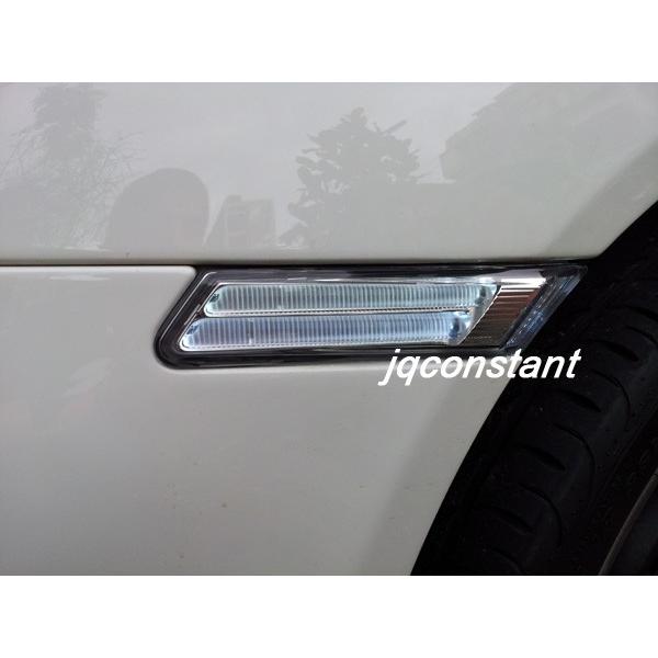 ポルシェ 911 997 高輝度ファイバー LED サイドマーカー ホワイト発光