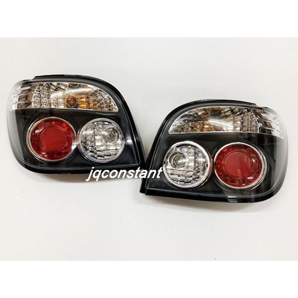 1999-2005y NCP13 ヴィッツ クリスタルテールランプ ブラックインナー F