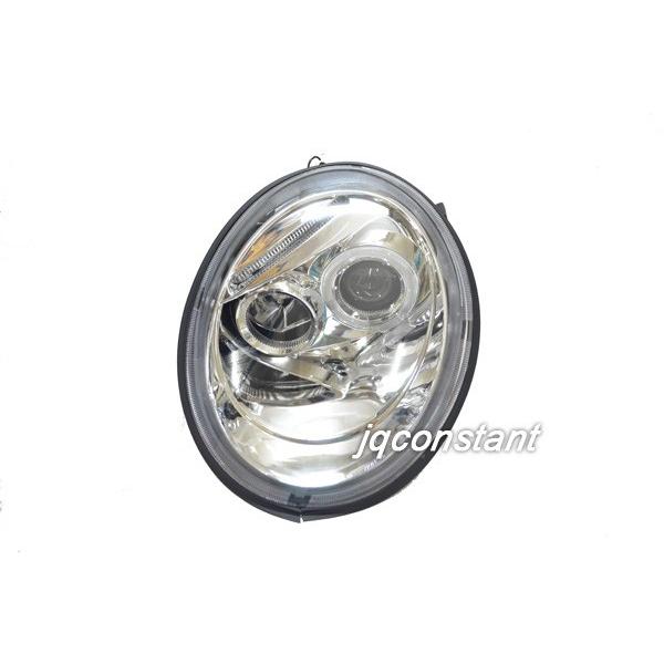フォルクスワーゲン ニュービートル 1.6 車検付き ヘッドライトリペア済み 1998-2005y VW ニュービートル 前期用 LEDイカリング付ヘッドライト