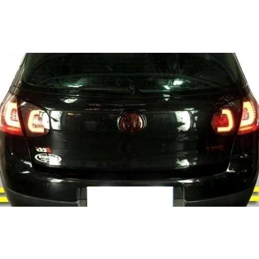 2003-2008y ゴルフ V 5 ファイバー LEDテールランプ 日本仕樣 ブラック