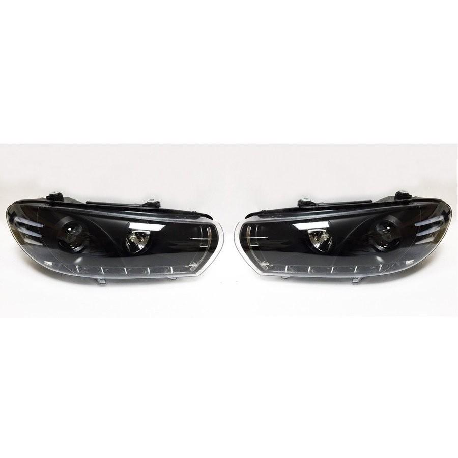 VW シロッコ Scirocco ヘッドライト LEDデイライト付 2008-2014y
