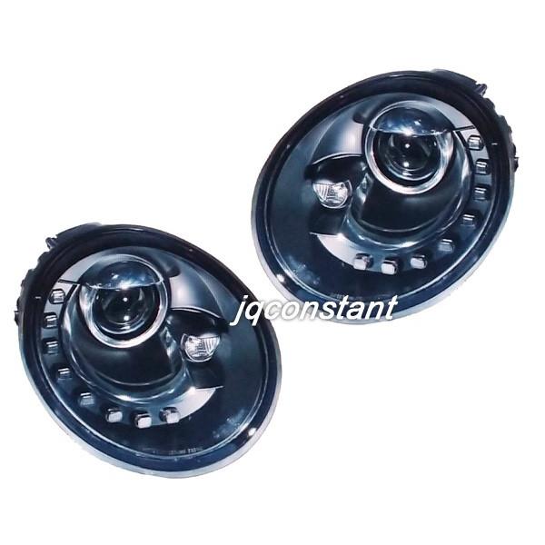 ニュービートル 前期用 1999-2005y LED付 ヘッドライト ブラック仕様