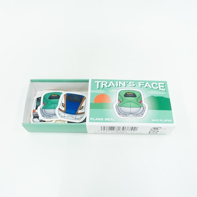 フレークシール 新幹線・電車の顔 : JR東日本商事いいもの
