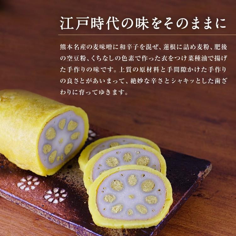 九州 ギフト 2025 元祖 森からし蓮根 3本箱詰 からしレンコン 辛子蓮根