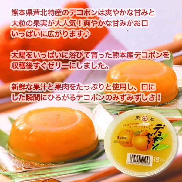 JAあしきたデコポンゼリー【24個入り化粧箱】 年中無休でオススメ！ Amazon.co.jp: JAあしきた デコポンゼリー (24個入り
