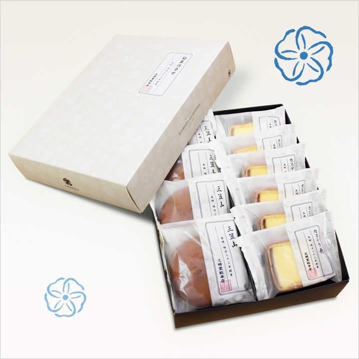 九州 ギフト 22 文明堂総本店 銘菓詰合せ1号 Mt 14 カステラ巻6 三笠山4 長崎銘菓 長崎土産 カステラ 常温 I84a02 九州まるごとステーション 通販 Yahoo ショッピング