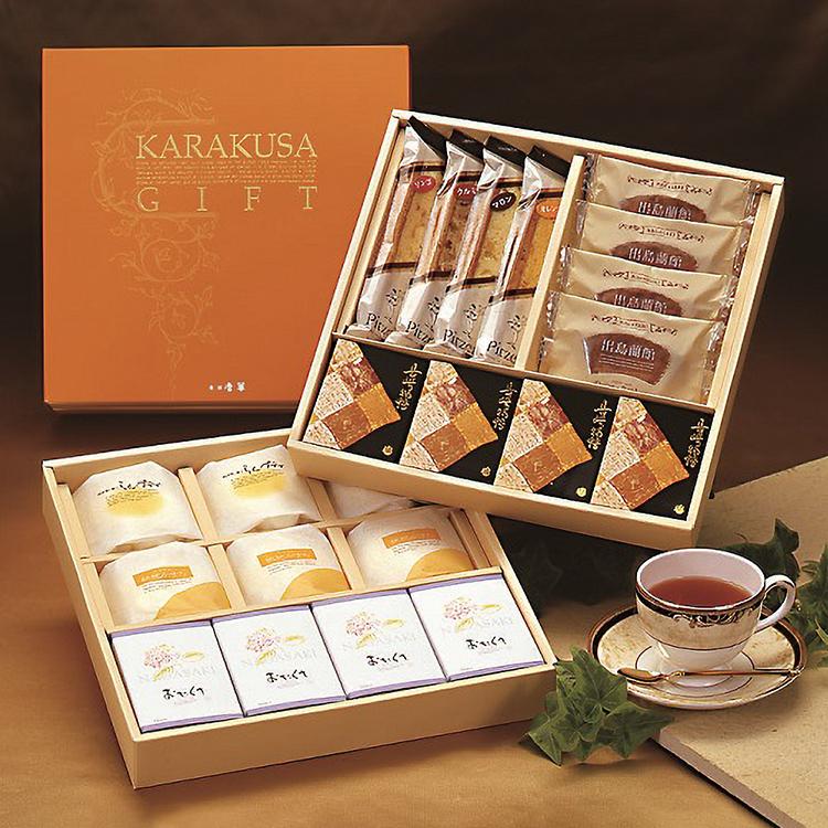 九州 ギフト 22 唐草ギフト4000 長崎土産 長崎銘菓 常温 I84n11 九州まるごとステーション 通販 Yahoo ショッピング