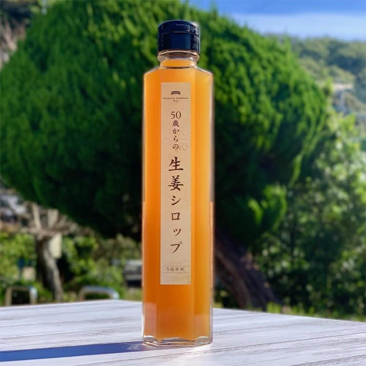 九州 ギフト 2026　食の天草 にじ 50歳からの生姜シロップ 九州 熊本 天草 天草晩柑 純正蜂蜜 贈り物 お土産 お取り寄せ 常温 |  | 01