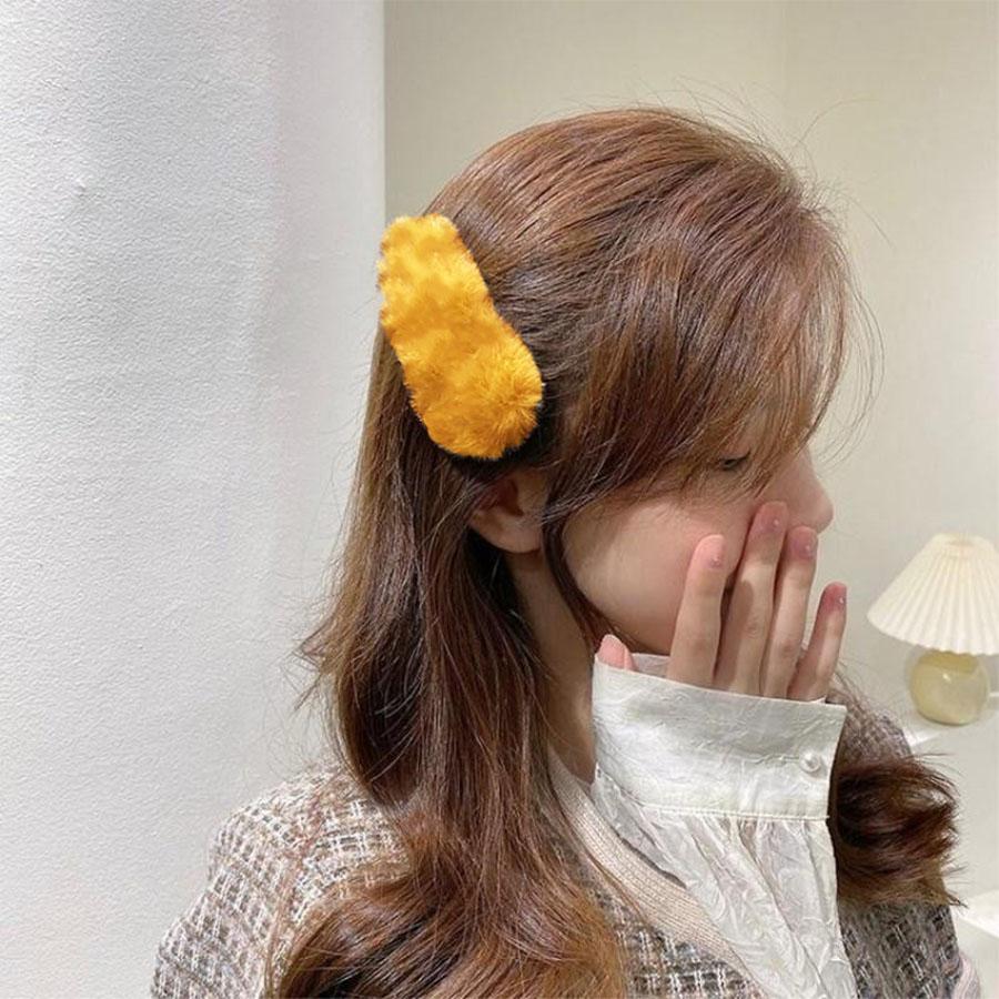 heyep♡未使用♡Fluffy Clips 2Piece Setファーヘアピン ファーヘアピン