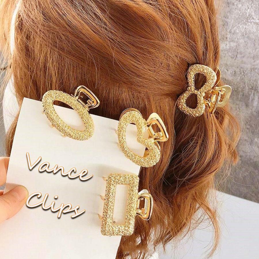 ヘアクリップ バンスクリップ シンプル レディース ヘアアクセサリー