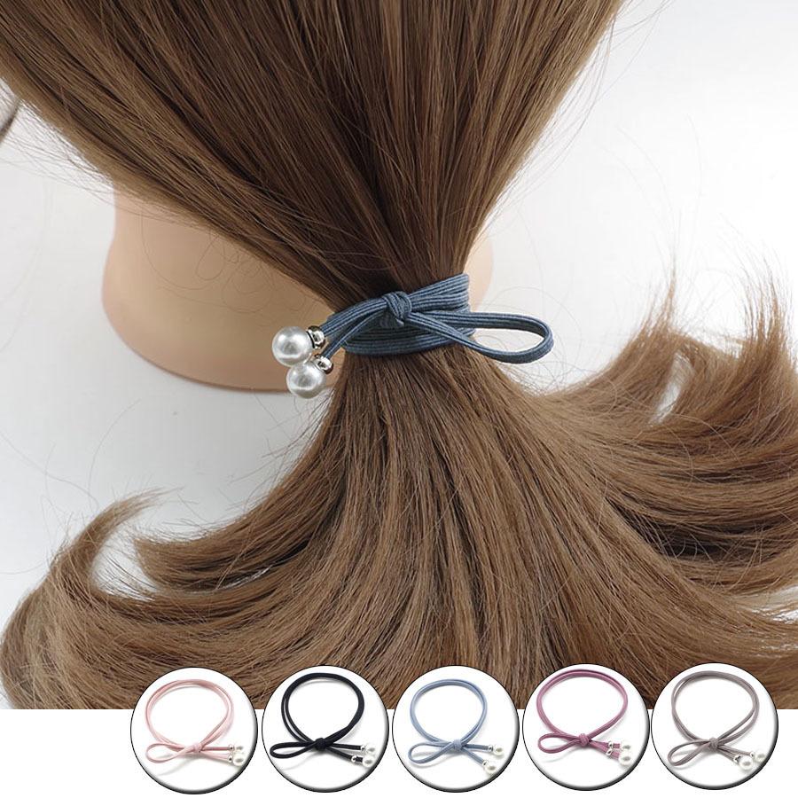 ヘアゴム パール おしゃれ ヘアアクセサリー リボン結び シンプル 髪留め メール便送料無料 6duox007hc Jryuukin 通販 Yahoo ショッピング