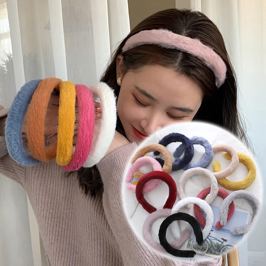 ふわふわ カチューシャ ファー ヘアバンド レディース ヘアアクセサリー 前髪 まとめ髪 シンプル 幅広 痛くない もこもこ 宅急便のみ対応 6fh007hc Jryuukin 通販 Yahoo ショッピング