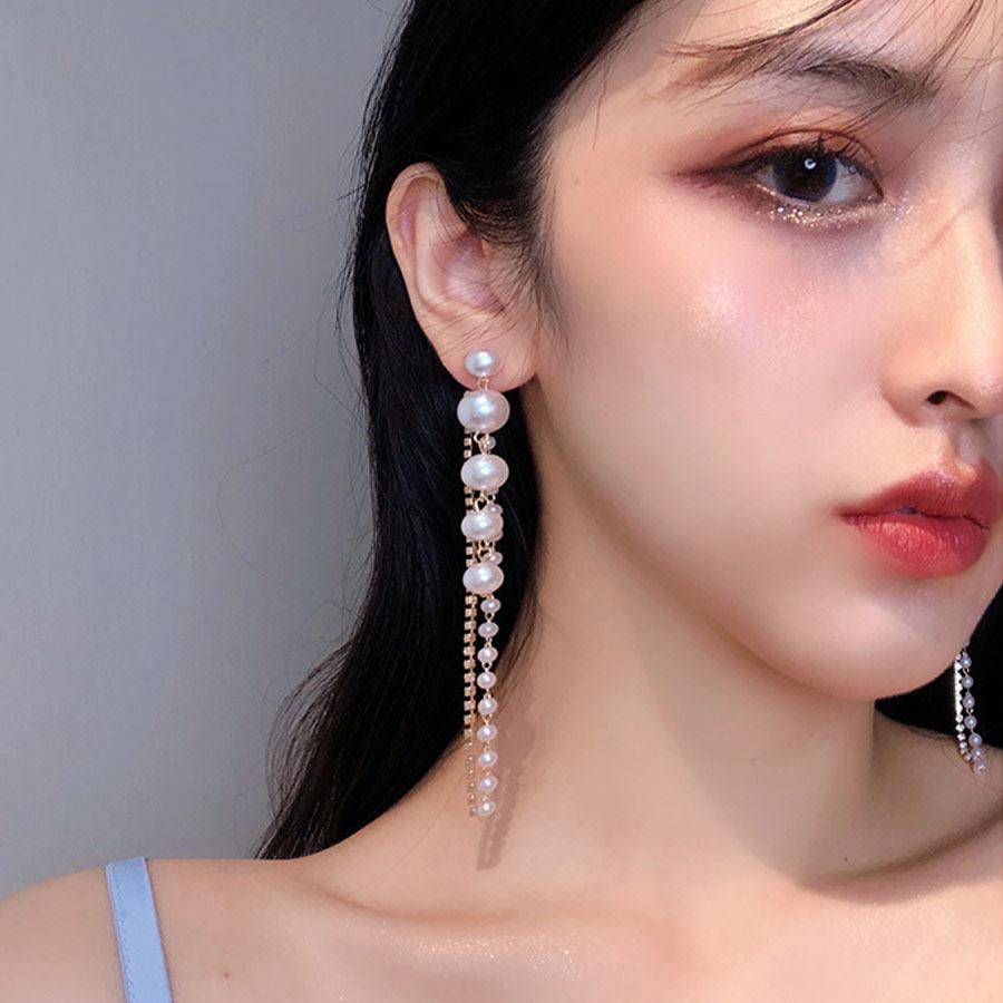 ピアス パール ロングピアス 揺れる 2way 大ぶり モチーフピアス ピアス パール ロングピアス 揺れる 2way 大ぶり モチーフピアス