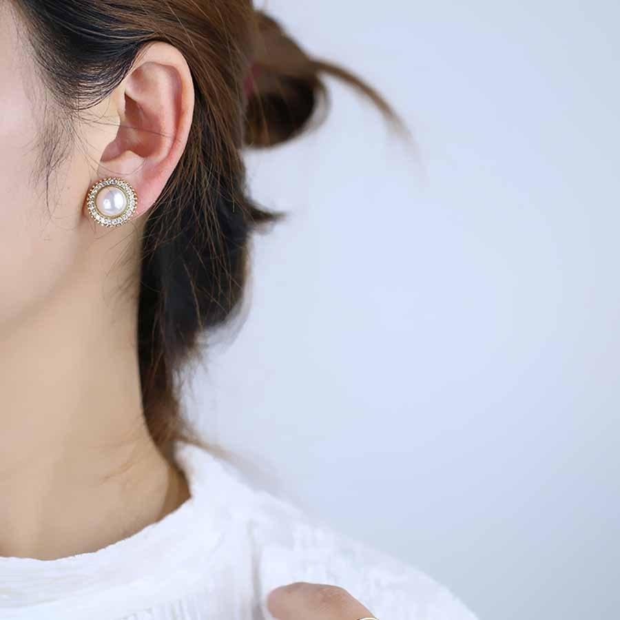 ピアス パール スタッドピアス パールピアス 直結ピアス シンプル かわいい 結婚式 おしゃれ オフィス 人気アクセサリー メール便送料無料 6fm060pc Jryuukin 通販 Yahoo ショッピング