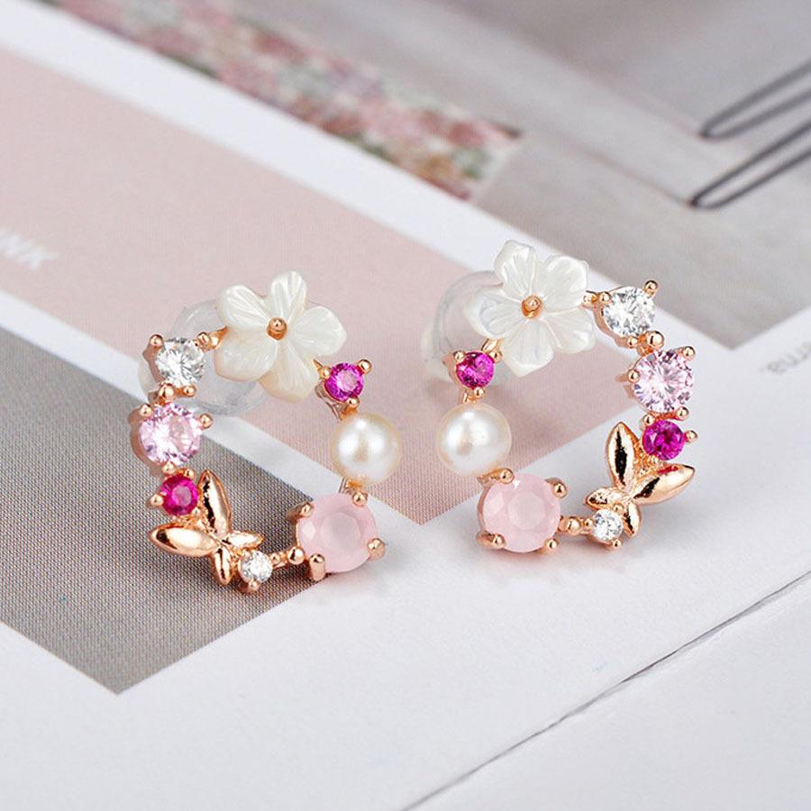 ピアスレディース スタッドピアス 大ぶり モチーフピアス 花 可愛い イヤリング 人気アクセサリー メール便送料無料 6hj006pc Jryuukin 通販 Yahoo ショッピング