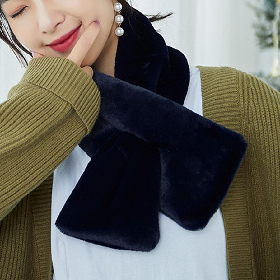 マフラー ティペット フェイクファー ふわふわストール もこもこ