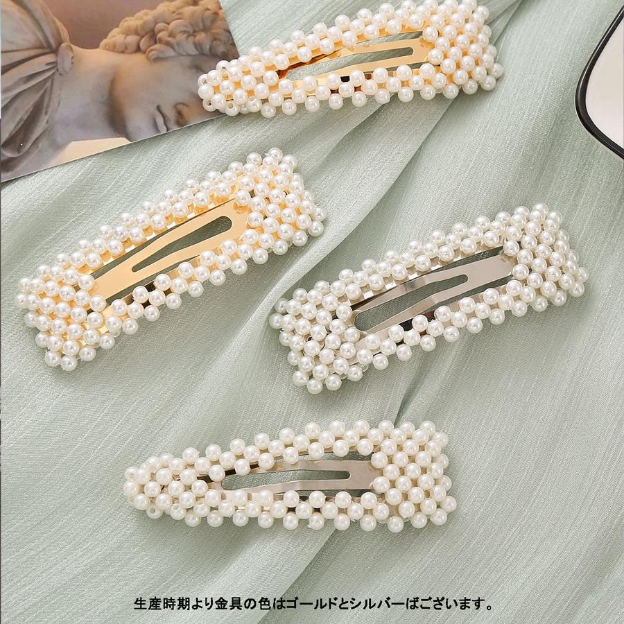 ヘアピン パッチン留め ヘアクリップ バレッタ 髪どめ 髪留め