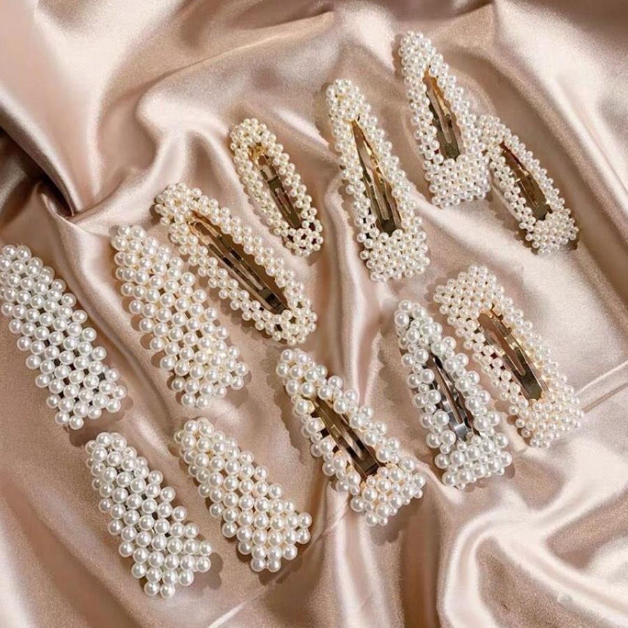 AHCAHCUM.muchacha 白鳥バレッタ・パールイヤーカフ 2点セット AHCAHCUM.muchacha 白鳥バレッタ・パールイヤーカフ 2点セット