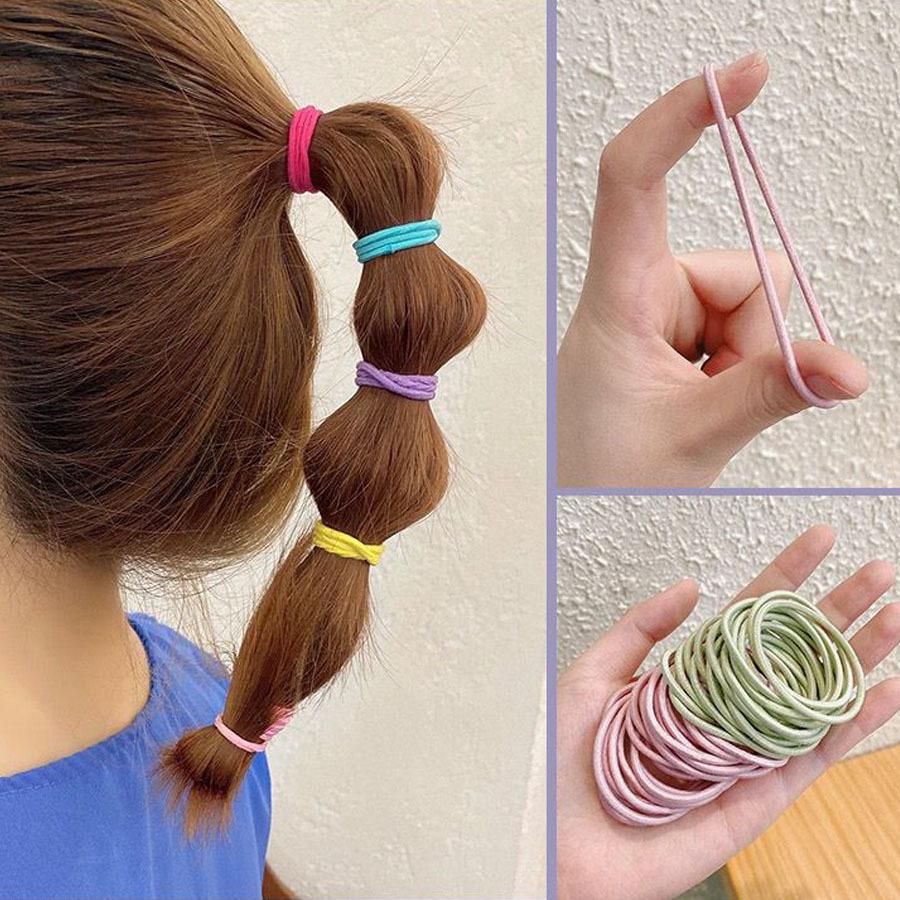 ヘアゴム キッズ シンプル 細いリングゴム 子供用 100個入りセット 髪留め 髪ゴム 赤ちゃん 子供 こども ゴム リング 髪止め 宅急便のみ対応 6pein005hc Jryuukin 通販 Yahoo ショッピング