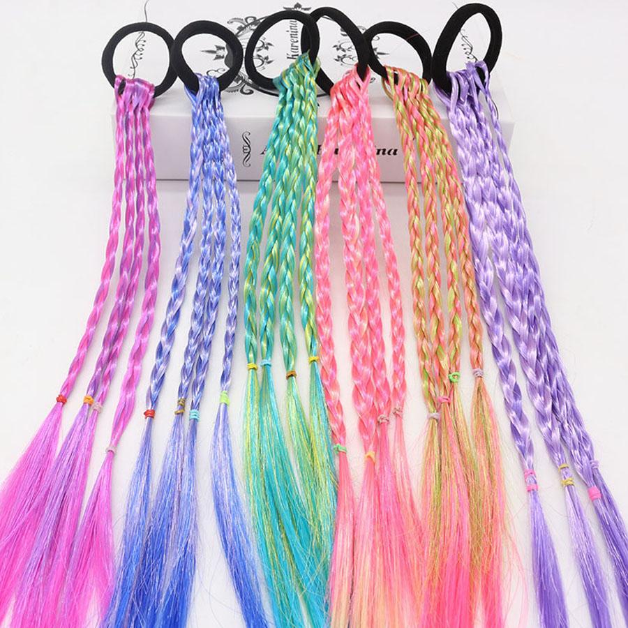 購入 【1点もの】ヘアゴムエクステ エスニック ポニーテール