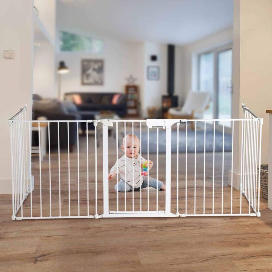 アウトレットお値下 ベビーゲート ベビーフェンス ペットゲート 安全ゲート 育児用品 ベビーサークル ケージ サークル キッズサークル セーフティーフェンス 猫犬用 組立て式 脱走防 激安本物特別価格 Ssl Daikyogo Or Jp