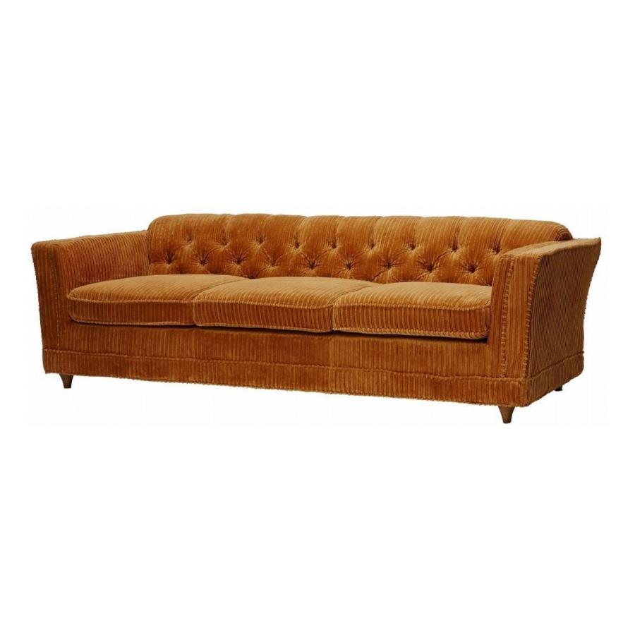 ACME Furniture（アクメファニチャー） LAKE WOOD SOFA 3P MUSTARD