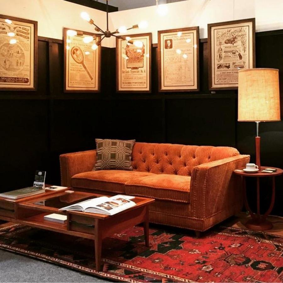2人掛け・3人掛けソファ ACME Furniture LAKEWOOD SOFA 2P MUSTARD ACME Furniture（アクメファニチャー） LAKE WOOD SOFA 2P MUSTARD