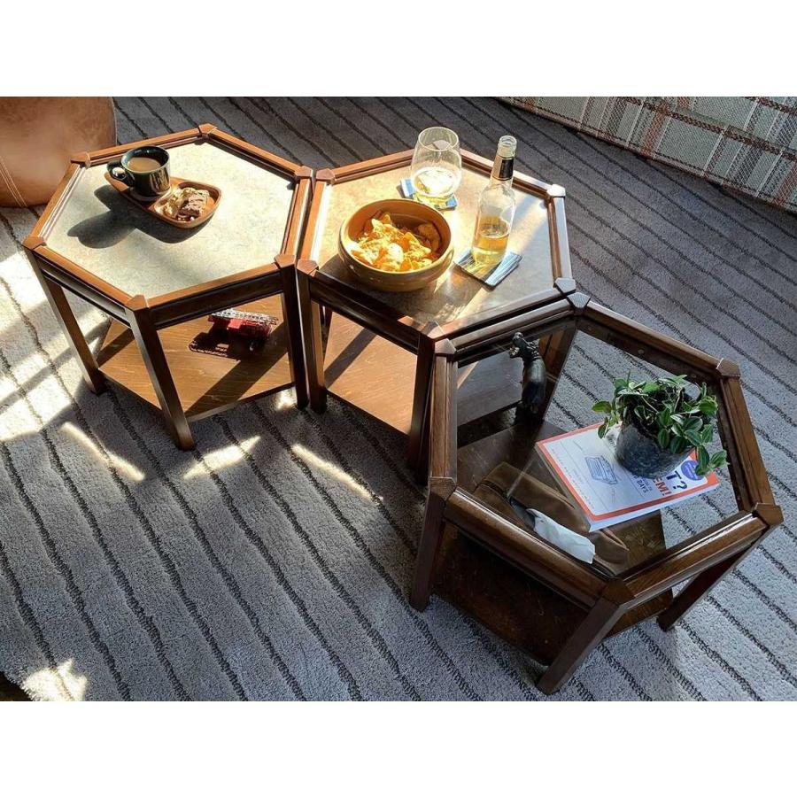 ACME Furniture アクメファニチャー BROOKS HEXAGONTABLE クリア